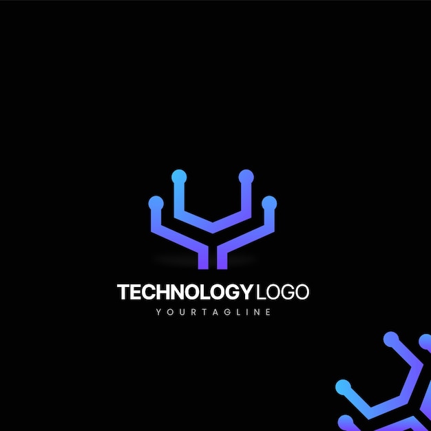 Diseño de logotipo de tecnología - ideas de logotipo de tecnología - logotipo de letra y