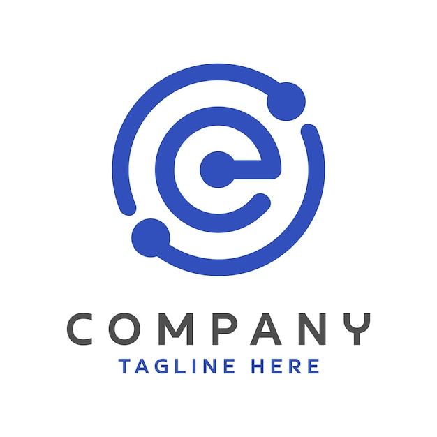 Diseño del logotipo de la tecnología PrintE
