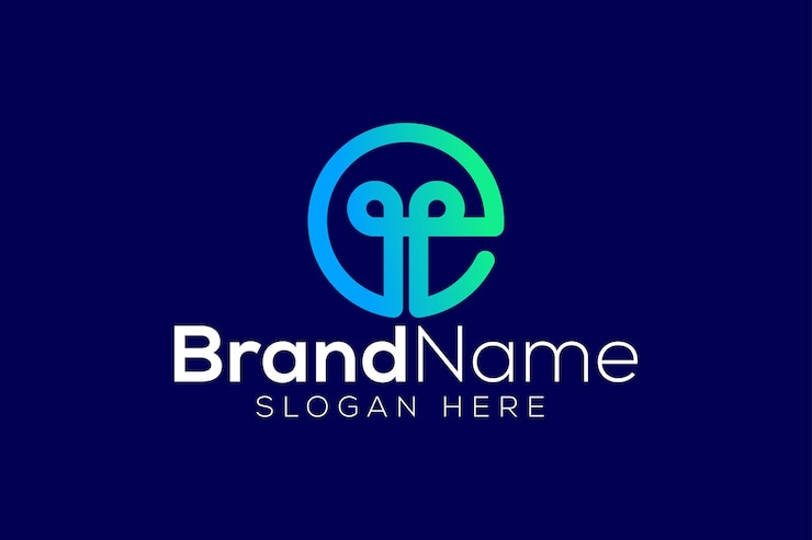 Vector diseño del logotipo de la tecnología vectorial de la letra t e mínima y profesional