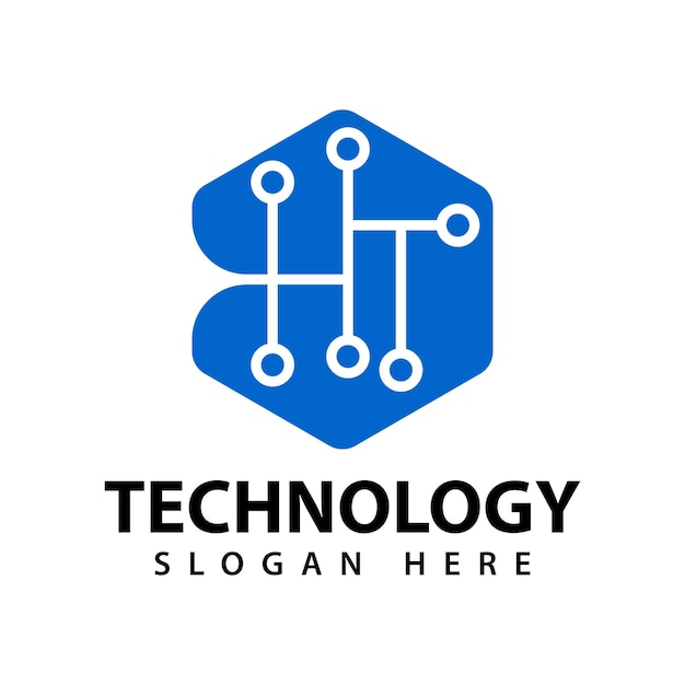 Diseño de logotipo de tecnología