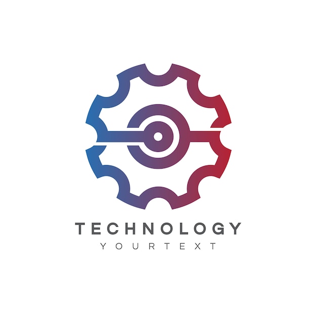 diseño de logotipo de tecnología