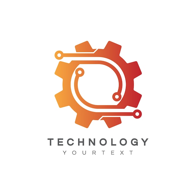 diseño de logotipo de tecnología