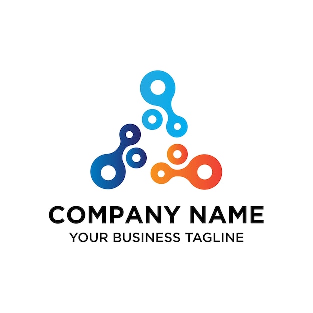 Diseño del logotipo tecnológico