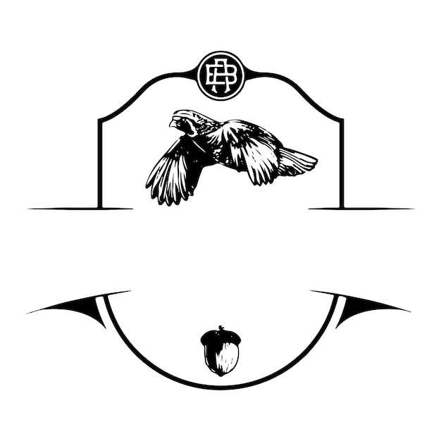 Vector diseño del logotipo de una tienda de armas de lujo