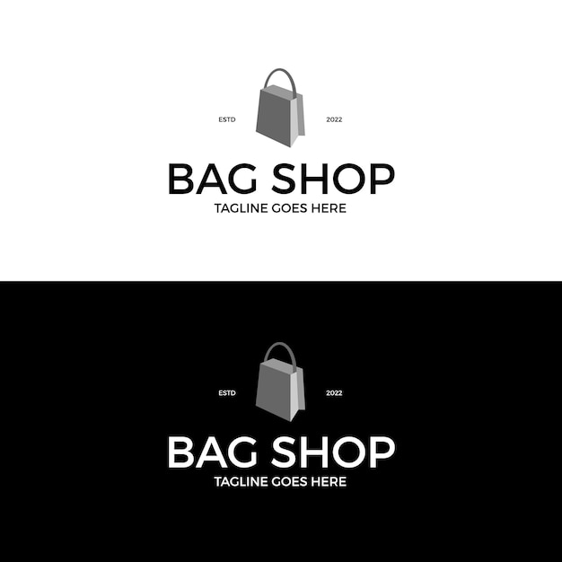 Diseño de logotipo de tienda de bolsos