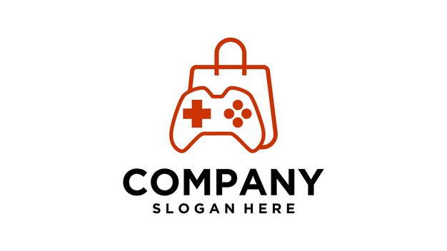 Diseño de logotipo de tienda de juegos