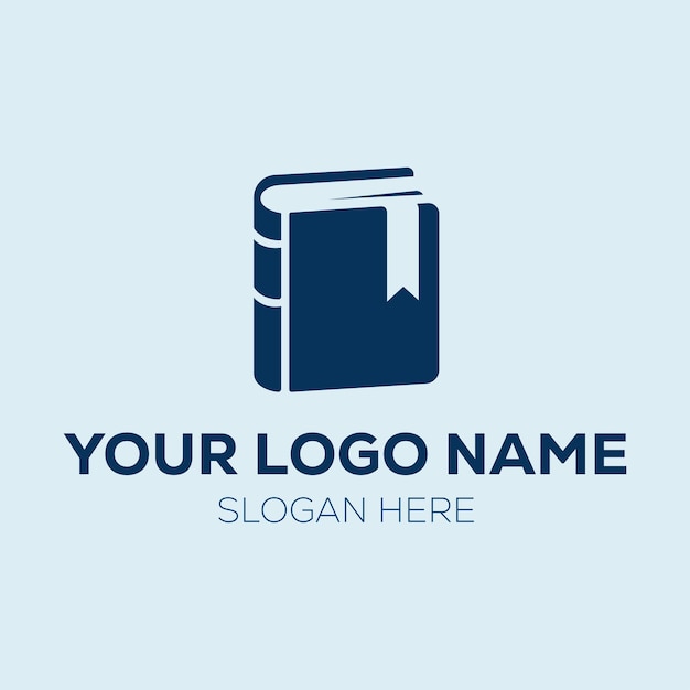 Diseño de logotipo de la tienda de libros
