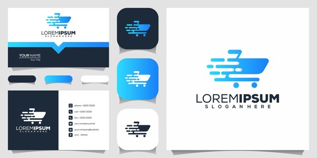 diseño de logotipo de tienda online
