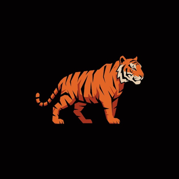 Diseño del logotipo del tigre