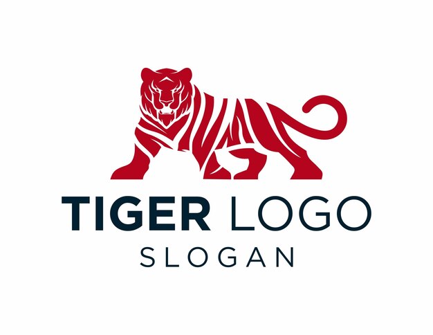 Vector diseño del logotipo del tigre