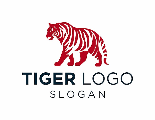 Vector diseño del logotipo del tigre