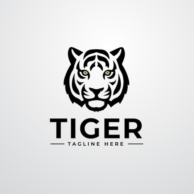 Diseño de logotipo de tigre