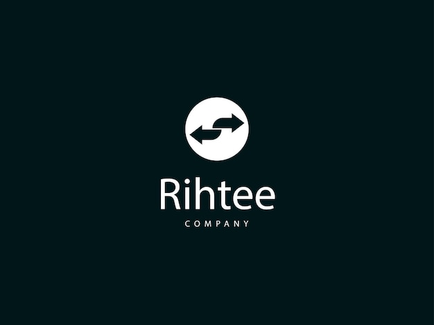 Diseño de logotipo de tipo flecha, logotipo de tipo flecha creativa para empresas, plantilla de diseño