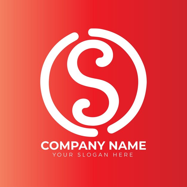 Diseño del logotipo del tipo de negocio de la letra vectorial