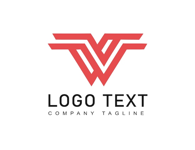 Diseño de logotipo de tipografía premium abstracta