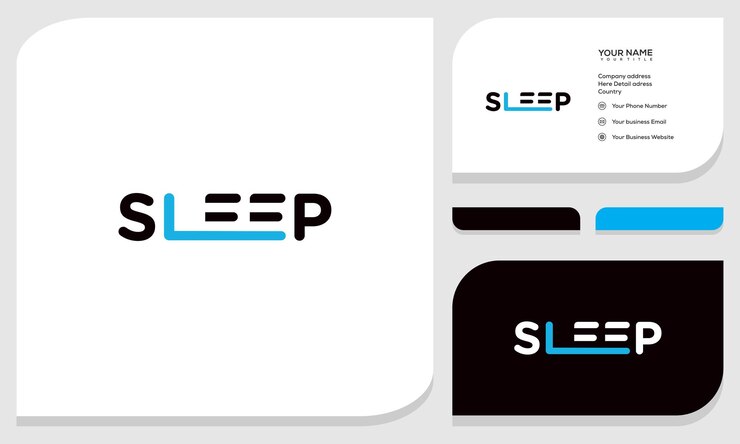 Vector diseño de logotipo de tipografía de sueño de letras
