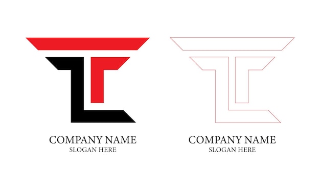 Diseño de logotipo TL, logotipo de la empresa