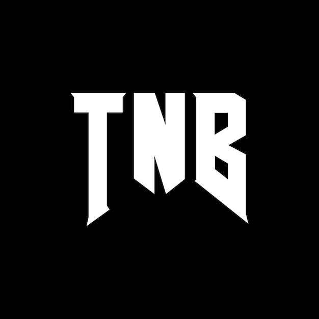 Diseño de logotipo de TNB para una empresa de tecnología TNB diseño de logotipo TNB combinación de colores blanco y negro TNB logo TNB vector TNB diseño TNB icono TNB alfabeto TNB tipografía logotipo diseño