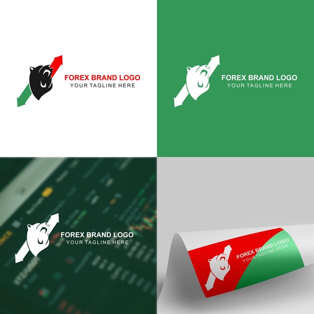 Diseño del logotipo del toro financiero El logotipo de las finanzas del gráfico del toro comercial