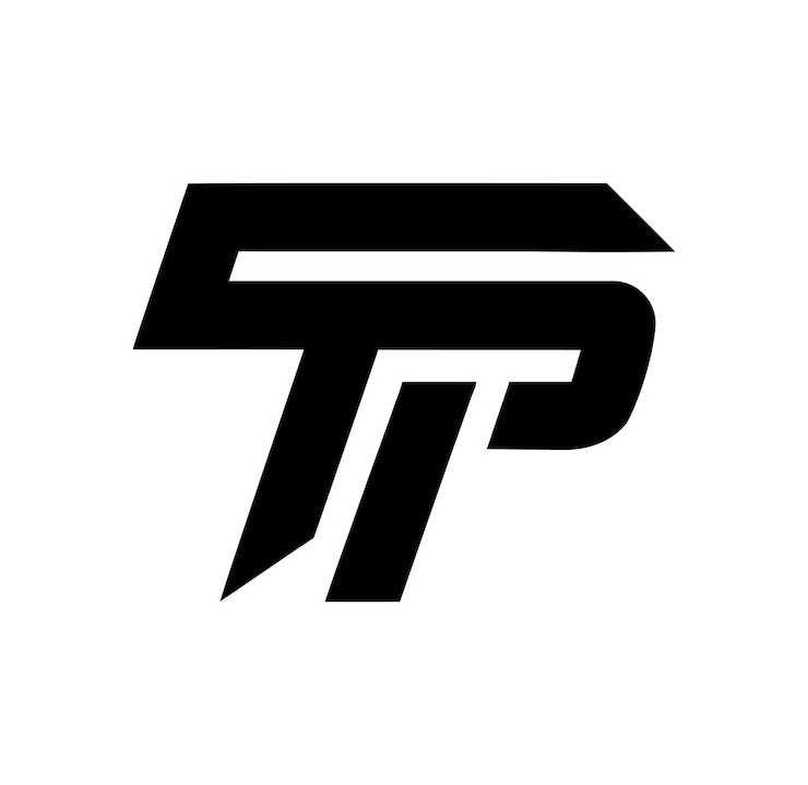 Vector diseño del logotipo tp