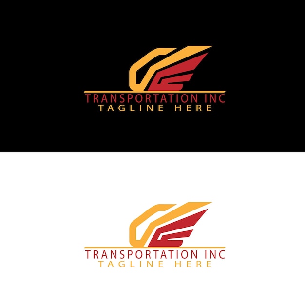 diseño del logotipo de transporte 2