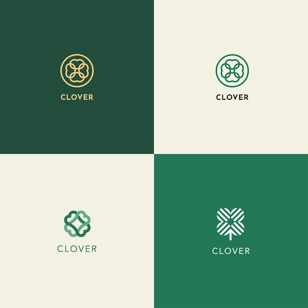 Diseño del logotipo del trébol