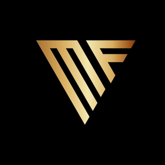 Diseño del logotipo Triángulo Monograma M