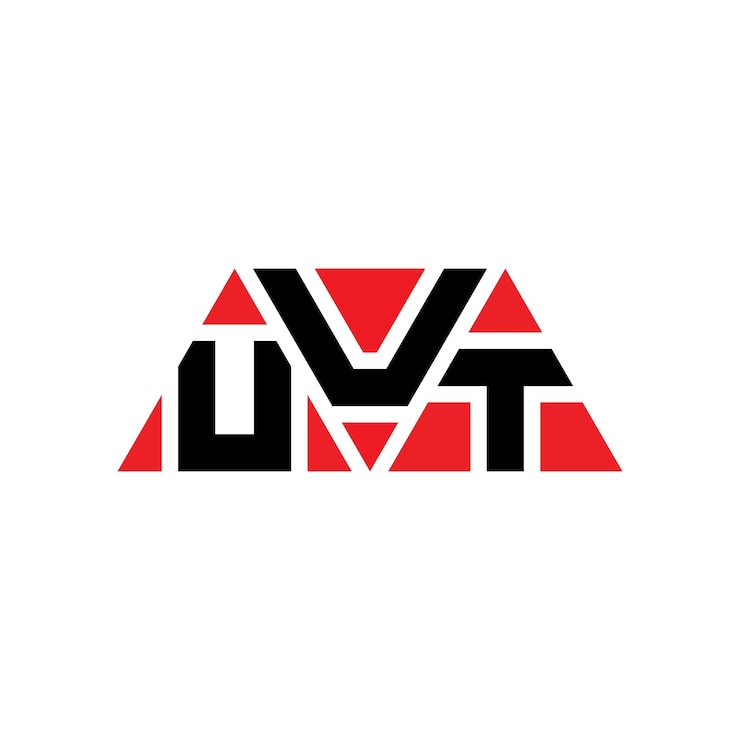 Vector el diseño del logotipo del triángulo uut con forma de triángulo diseño de logotipo triángulo monograma uut triángulo vector logotipo plantilla con color rojo logotipo triangular uut sencillo elegante y lujoso logotipo uut