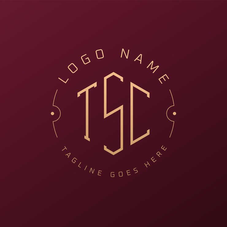 Vector diseño de logotipo de tsc de lujo letra elegante logotipo de monograma de tsc poligono minimalista plantilla de diseño de logotipo tsc