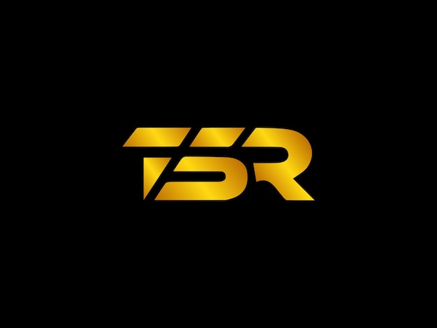 Vector diseño del logotipo de tsr