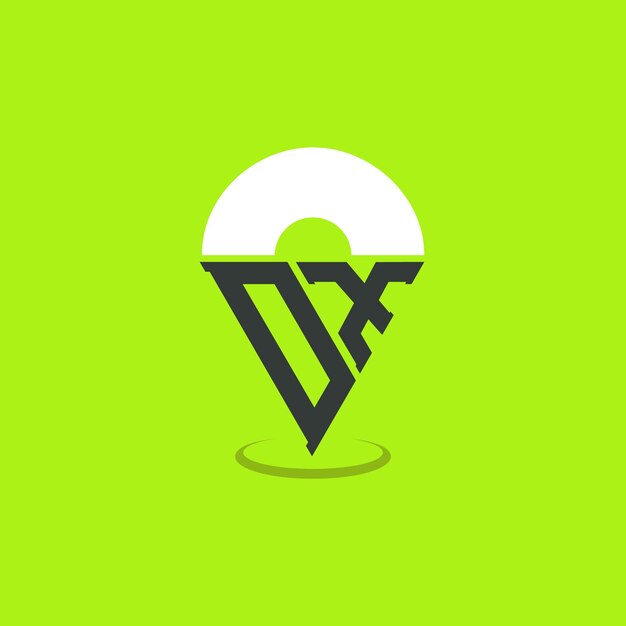 Diseño de logotipo de ubicación DX Iniciales modernas DX Pinpoint Logotipo para aplicaciones de mapas de navegación y negocios basados en la ubicación