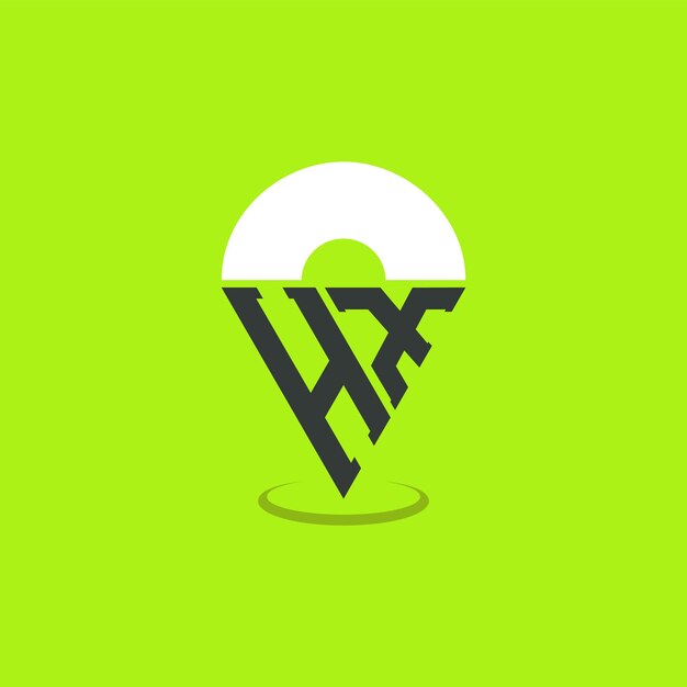 Diseño de logotipo de ubicación HX Iniciales modernas HX Pinpoint Logotipo para aplicaciones de mapas de navegación y negocios basados en la ubicación