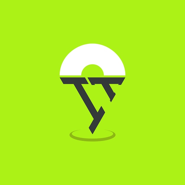 Diseño de logotipo de ubicación de IT Iniciales modernas Logotipo de identificación de IT para aplicaciones de mapas de navegación y negocios basados en la ubicación