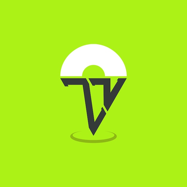 Diseño de logotipo de ubicación de la letra ZZ Iniciales modernas Logotipo de ZZ Pinpoint para aplicaciones de mapas de navegación y negocios basados en la ubicación
