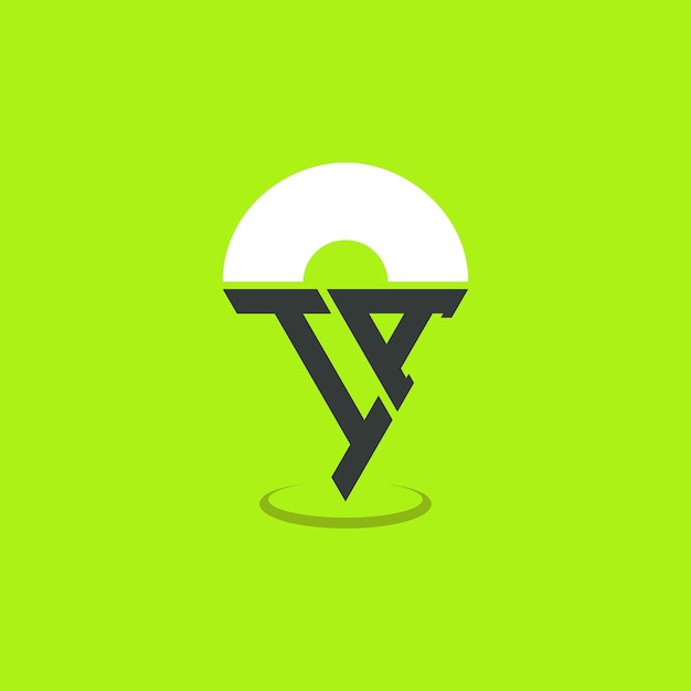 Diseño de logotipo de ubicación de letras IA Iniciales modernas Logotipo de IA Pinpoint para aplicaciones de mapas de navegación y negocios basados en la ubicación
