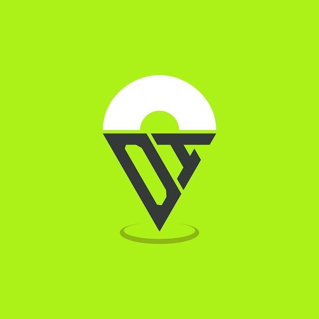 Diseño del logotipo de la ubicación de OI Letras Modernas Iniciales Logotipo de OI Pinpoint para aplicaciones de mapas de navegación y negocios basados en la ubicación