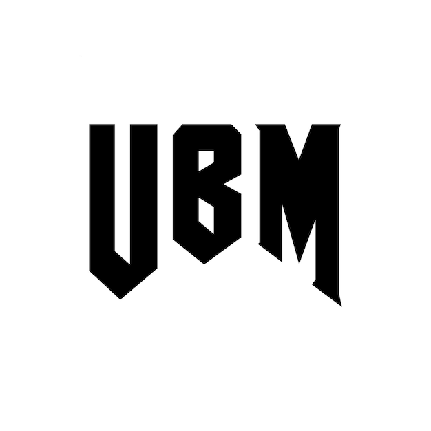 Diseño de logotipo de UBM para una empresa tecnológica UBM diseño de logotipo UBM combinación de colores blanco y negro UBM logotipo Vector UBM diseño UBM icono UBM alfabeto UBM tipografía diseño del logotipo