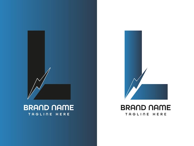 diseño del logotipo del último monograma comercial