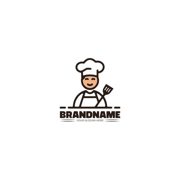Diseño de logotipo único para alimentos y restaurantes
