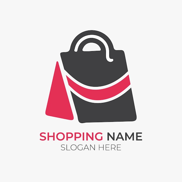 Diseño de logotipo único para comercio electrónico y tienda en línea