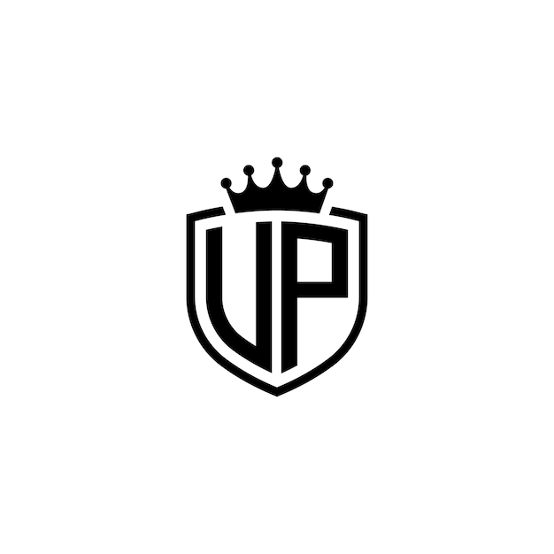 El diseño del logotipo de UP monograma letra texto nombre símbolo monocromo logotipo carácter alfabeto logotipo simple
