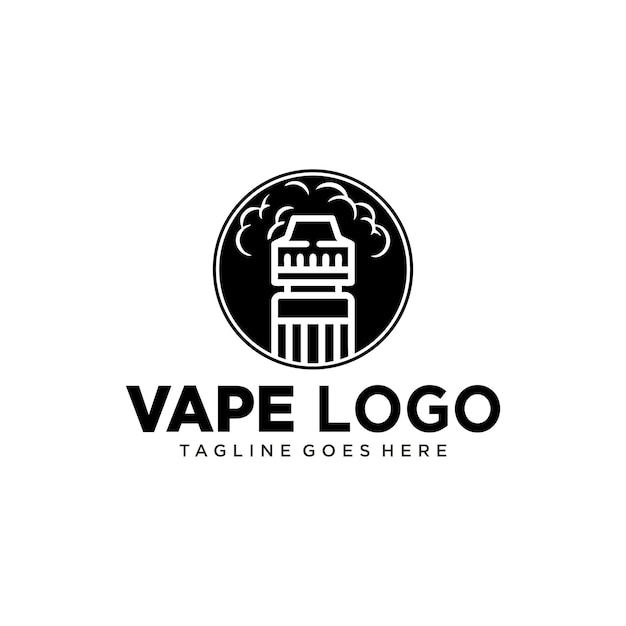 Diseño de logotipo de vaporizador