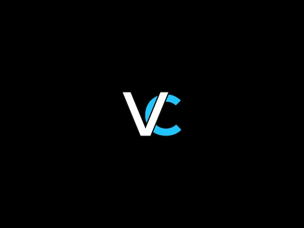 Vector diseño del logotipo de vc
