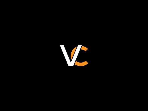 Vector diseño del logotipo de vc