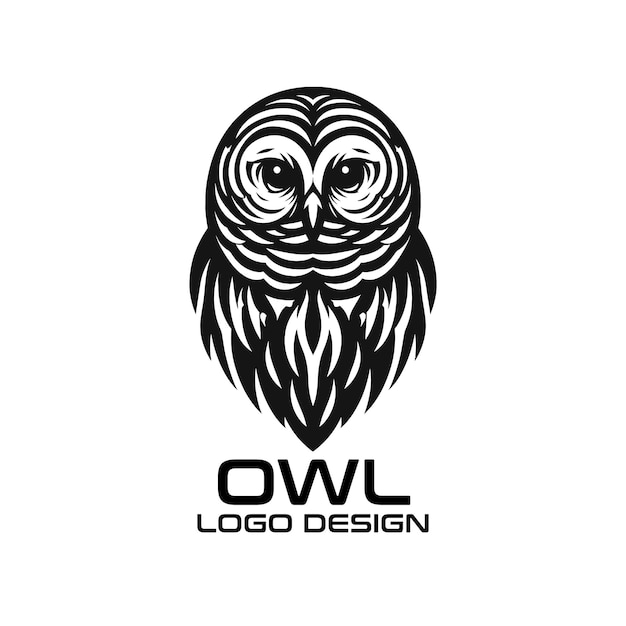 diseño de logotipo de vector de búho