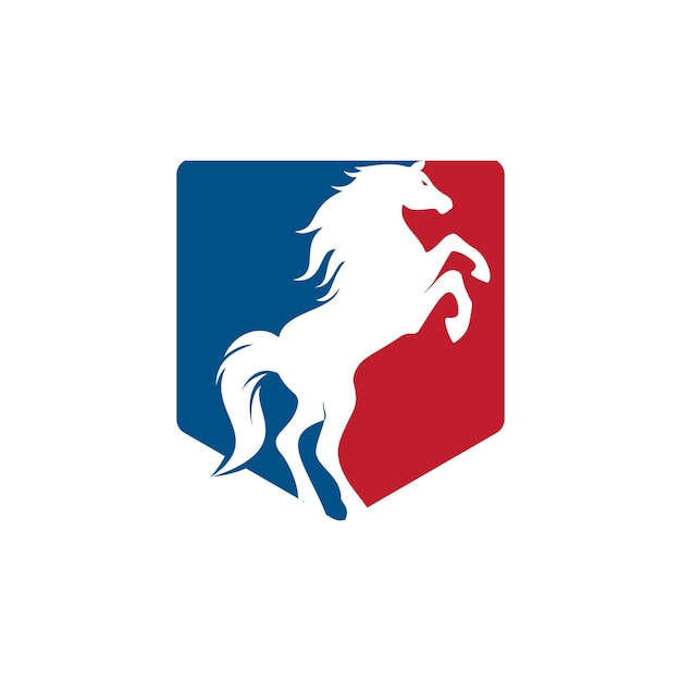 Diseño de logotipo de vector de caballo