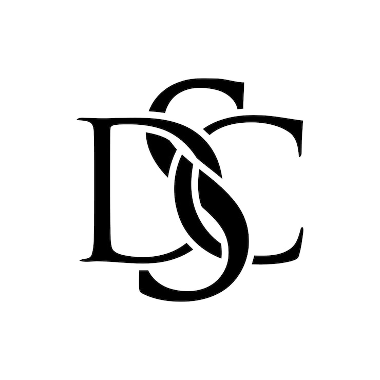 Vector diseño del logotipo de vector dsc