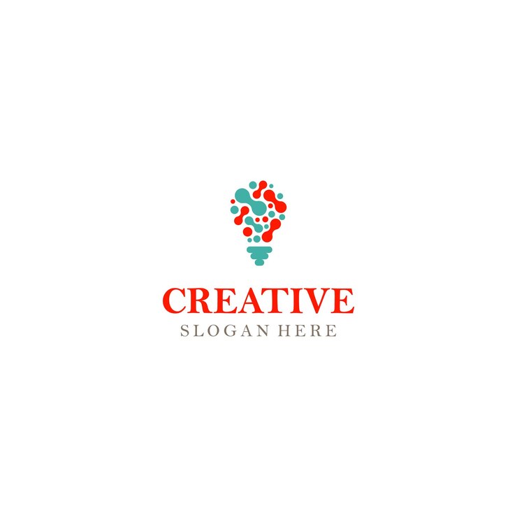 Vector diseño de logotipo de vector de idea inteligente de bombilla de energía verde con concepto de estilo de color moderno, innovación digital