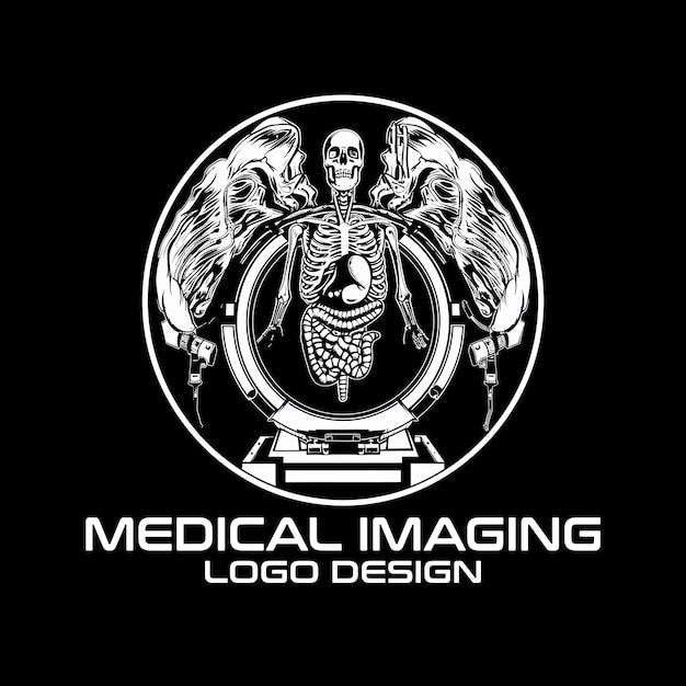 Vector diseño del logotipo del vector de imágenes médicas