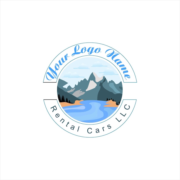 diseño del logotipo del vector de la naturaleza
